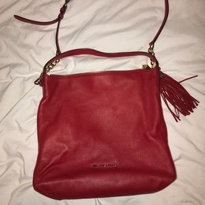 Red Michael Kors Handbag